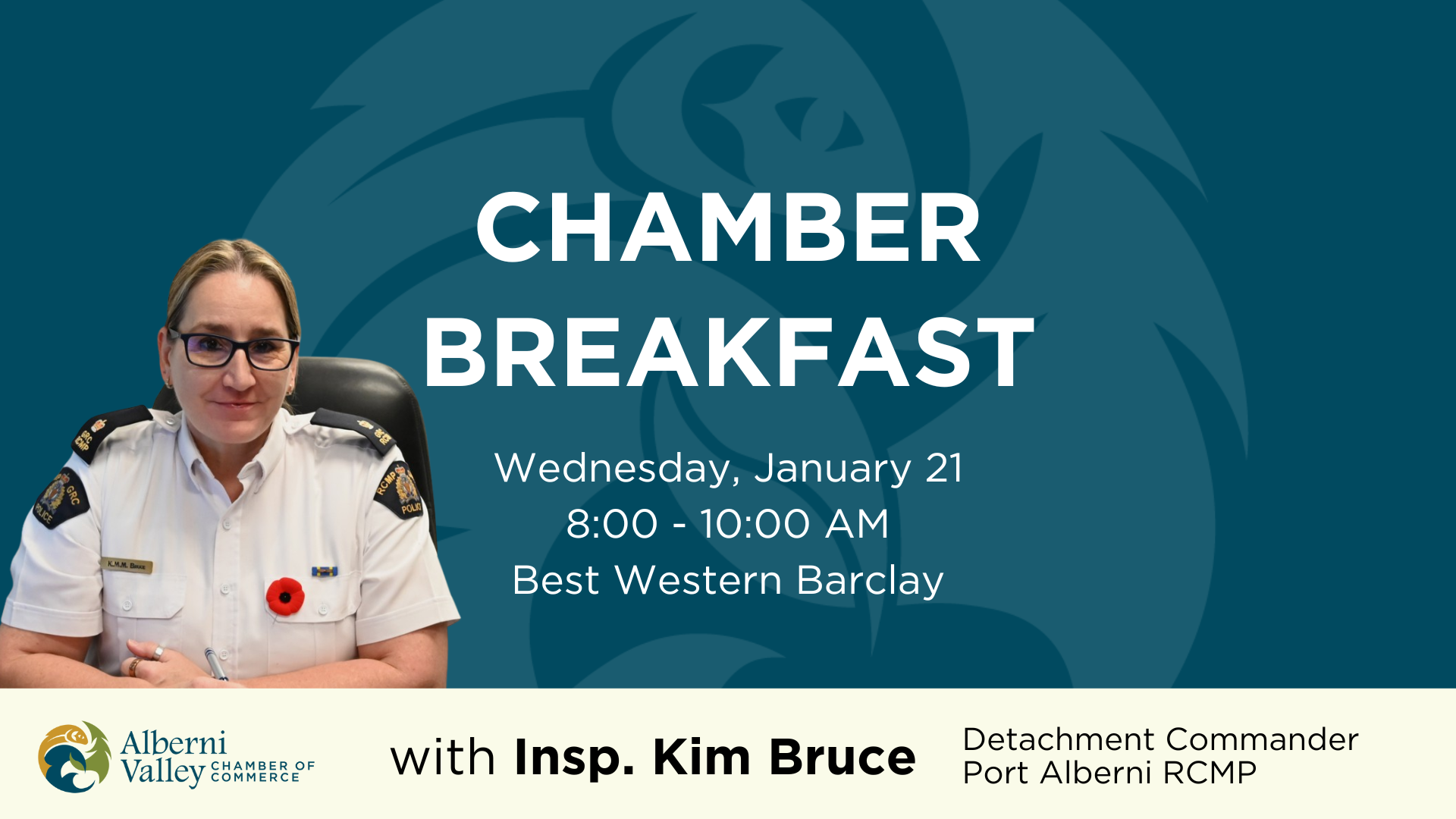 Chamber Breakfast with Insp. Kim Bruce
