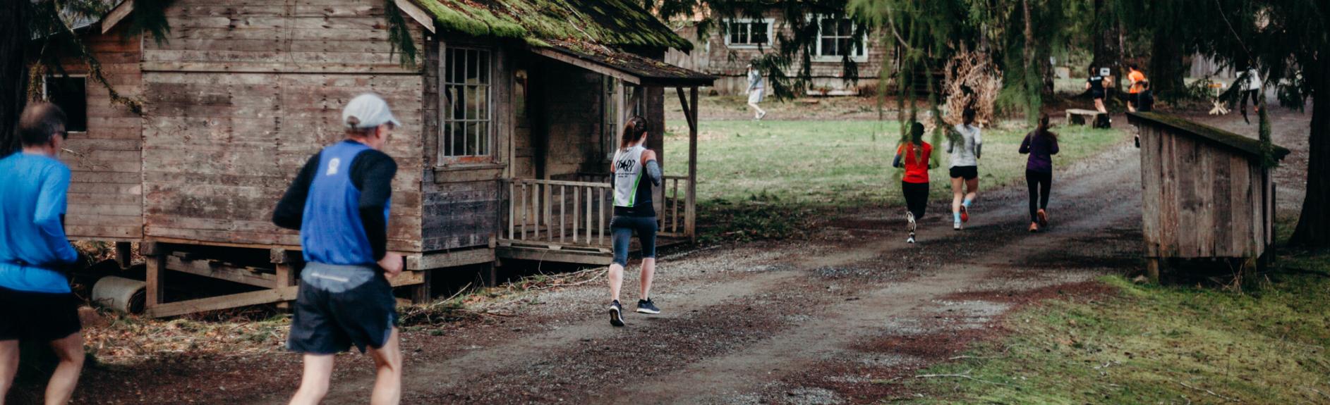 Paper Chase run through McLean Mill