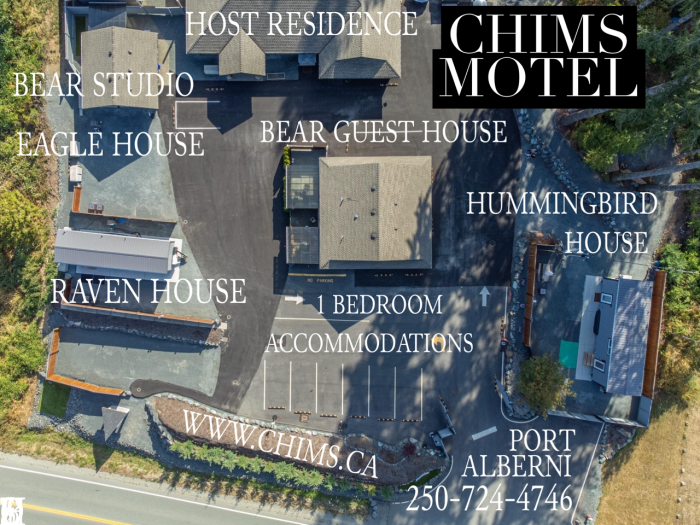 Chims Motel and Guest House Property Map